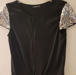 🌞🌞🌞LADIES BLack top by Shein
